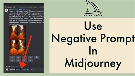 How To Use Negative Prompts On Midjourney Midjourney Tutorial YouTube