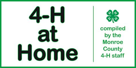 Cornell Cooperative Extension 4 H At Home