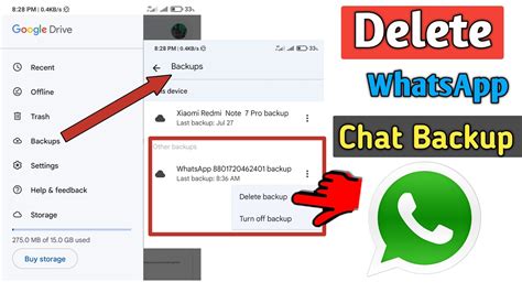 How To Delete WhatsApp Chat Backup Permanently From Google Drive YouTube