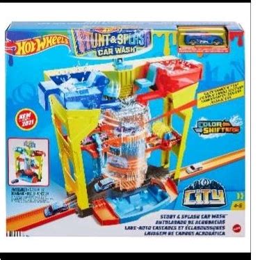 Jual Hot Wheels Stunt Splash Car Wash Playset Matt Shopee Indonesia