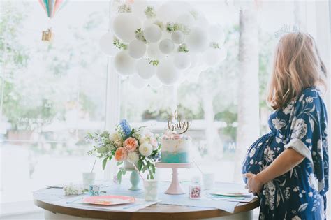 Up Up And Away A Hot Air Balloon Baby Shower Project Nursery