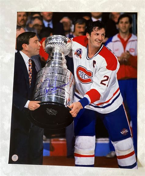 Lot Detail - Guy Carbonneau Montreal Canadiens Signed Stanley Cup 16x20 ...