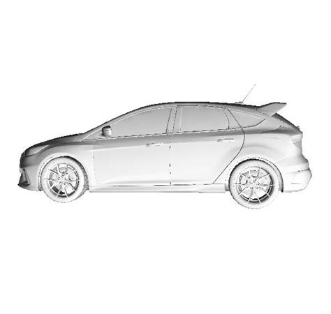 Stl File Ford Focus Rs 2016 🚙・3d Printing Idea To Download・cults