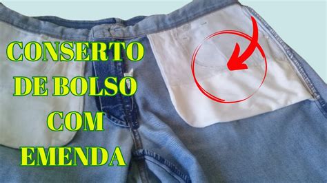 Como Consertar Bolso Dianteiro De Cal A Jeans Emenda Youtube