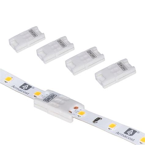 Armacost Lighting SureLock White LED Tape Light Splice Connector Cord