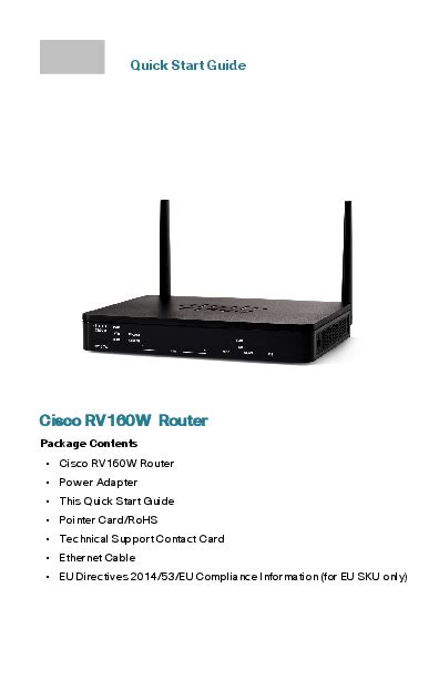 Cisco RV160W WIRELESS AC VPN ROUTER