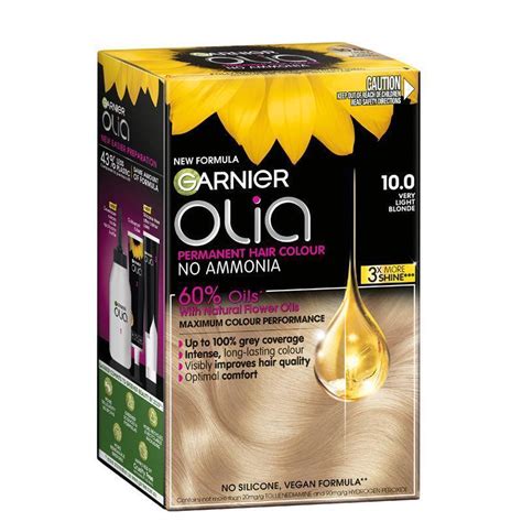 Buy Garnier Olia Very Light Blonde Permanent Hair Colour No Ammonia Oils Online At