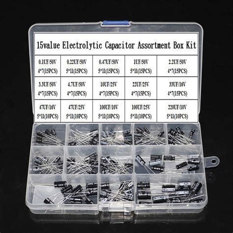 Elektrolyt Kondensatoren Set 200 Stück 10V 16V 25V 50V ShopOfThings