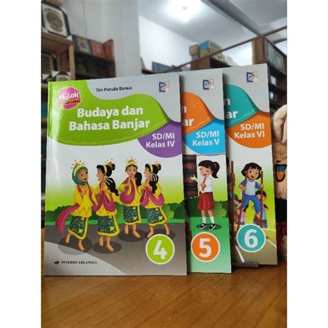 Jual Buku Mulok Muatan Lokal Budaya Dan Bahasa Banjar SD Erlangga Kelas