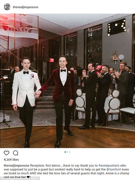 Jim Parsons weds Todd Spiewak in NYC's Rainbow Room | Daily Mail Online