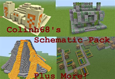 Colinh68's Schematic Pack Minecraft Project