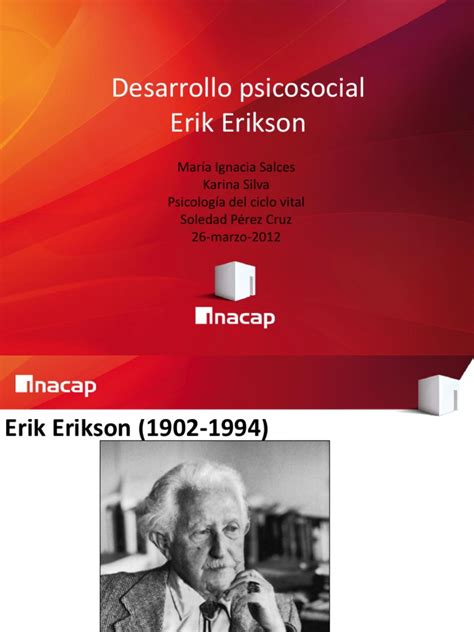 Teoría Del Desarrollo Psicosocial De Erik Erikson Ocho Etapas Clave