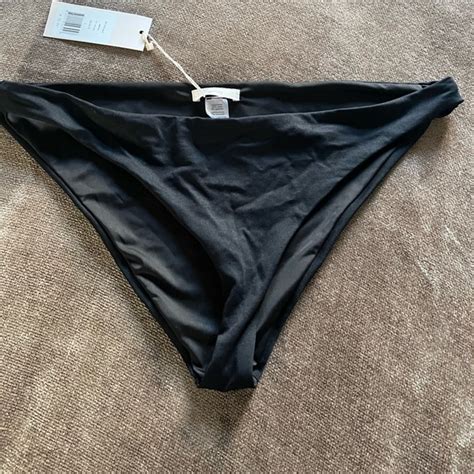 Eberjey Swim Nwt Eberjey Annia Black Bikini Bottoms Size Large