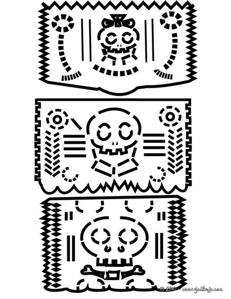 Papel Picado Coloring Pages