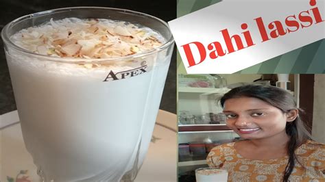 Sweet Lassi Recipe Punjabi Dahi Ki Meethi Lassi Rinki Cooking Youtube