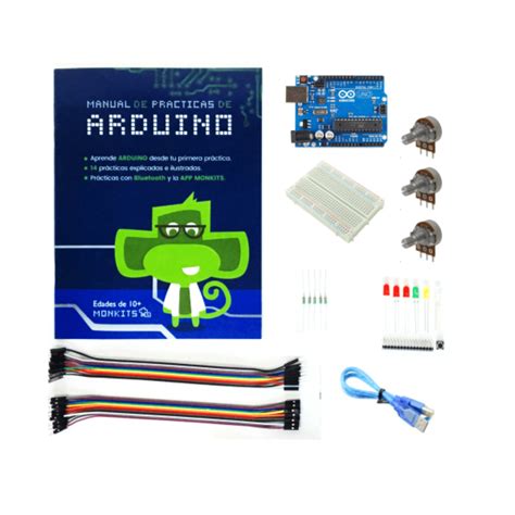 Kit de Practicas de Arduino Básico KITS MONKITS Juguetes Didácticos