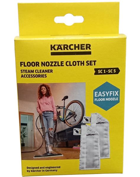 Kärcher Microfibre Cloth Set for Floor Nozzles EasyFix SC Steam Cleaner