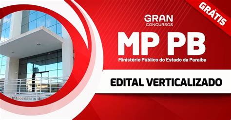 Edital Verticalizado Mp Pb