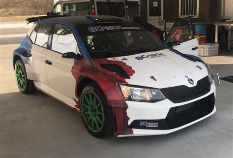 Andrea Schneider Alla Prova Del Camunia Con Una Skoda Fabia R