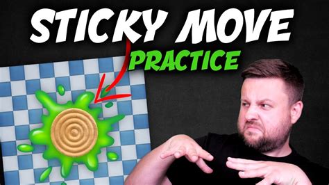 Winning Checkers With Sticky Move Practice ⚪️ How To Play Checkers ⚫️ Beginner Course Lesson