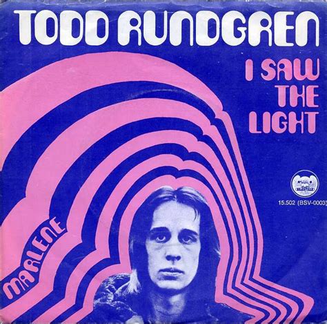 Todd Rundgren – I Saw the Light Lyrics | Genius Lyrics