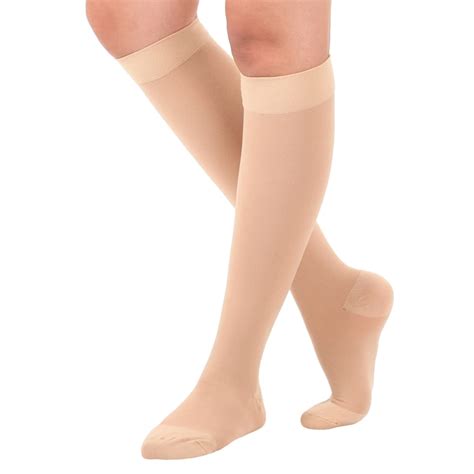 Xl Plus Size Compression Stockings For Women Men Mmhg Beige