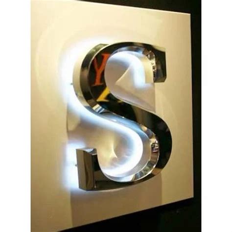 Stainless Steel Sign Board Stainless Steel Led Sign Board