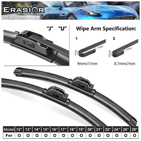 Erasior 20 20 Windshield Wiper Blades Fit For ISUZU NPR 2011