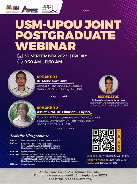 UPOU Faculty Speaks in USM-UPOU Joint Postgraduate Webinar - University ...