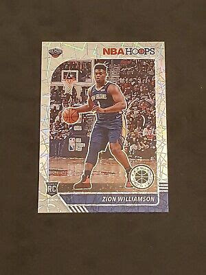 Nba Hoops Premium Stock Zion Williamson Rc Laser Prizm Ebay