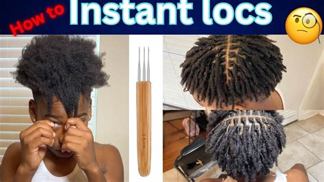 Detailedhow To Get Instant Locs On Short Men Hair‼️ Youtube