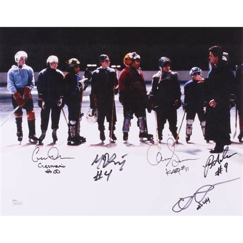 "The Mighty Ducks" 11x14 Photo Signed by (5) with Brandon Adams, Matt ...