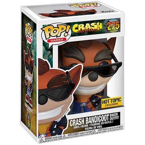 Funko POP Games Crash Bandicoot Crash Bandicoot Biker Outfit Edition