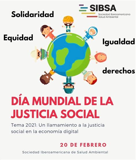 Día Mundial de la Justicia Social Tema 2021 Un llamamiento a la