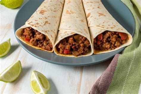 beef and bean burritos - Corrie Cooks