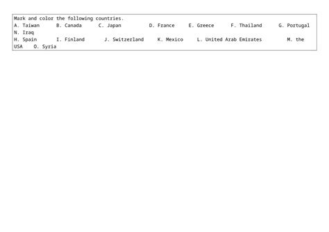 (DOC) World map worksheet2 - DOKUMEN.TIPS