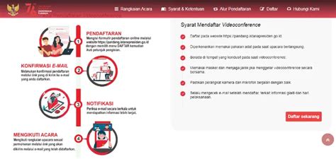 Ayo Ikut Upacara Virtual HUT RI Ke 76 Di Istana Negara Segera Daftar