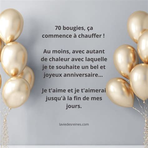 60 Textes d anniversaire pour ses 70 ans félicitations