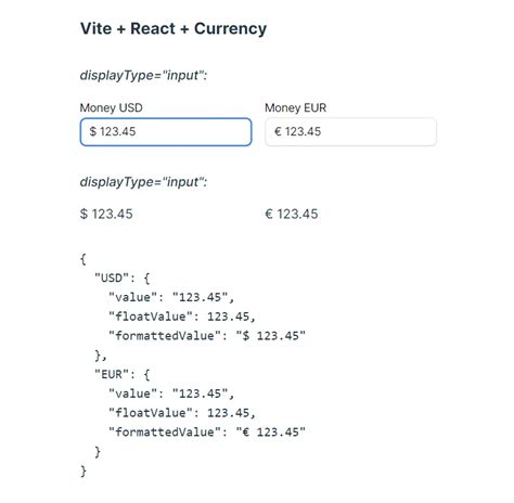 Headless Currency Input Component For React Reactscript