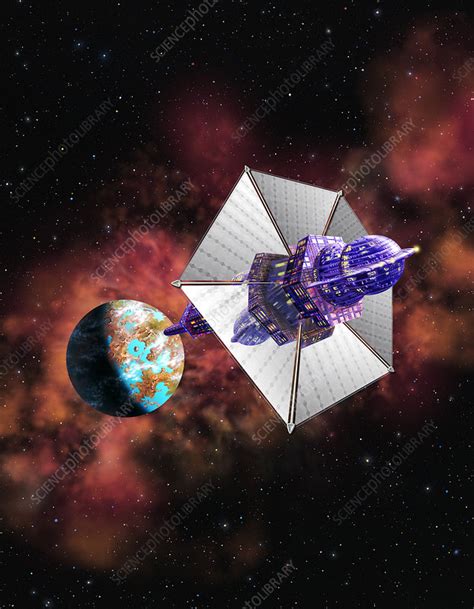 Solar Sail Spaceship Stock Image S Science Photo Library