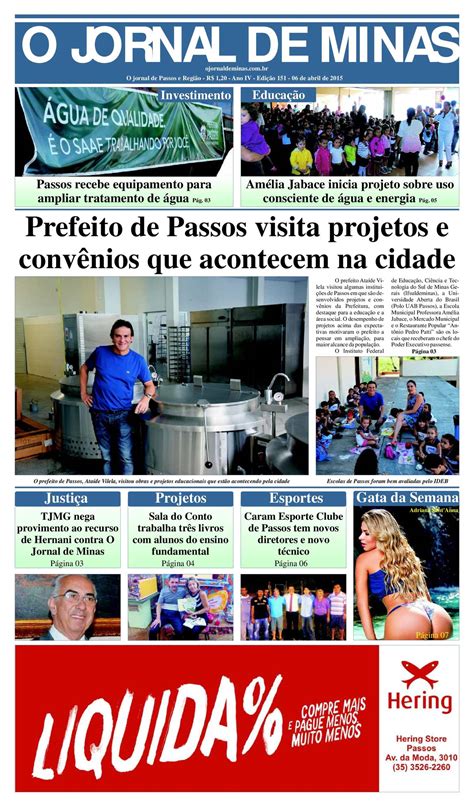 Calaméo O Jornal De Minas Edição 151 De 06 De Abril De 2015