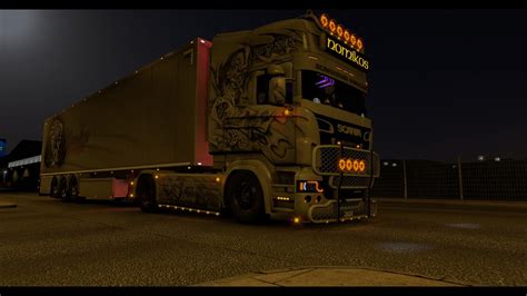 Ets Scania Rjl Skins By Scaweedanias Work Shop Youtube