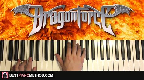 HOW TO PLAY Dragonforce Through The Fire And Flames Piano Tutorial