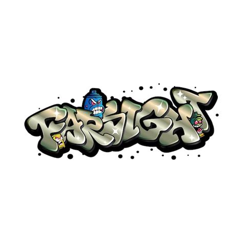 Graffiti Letras Tipografia Arte Ilustração Vetor Premium