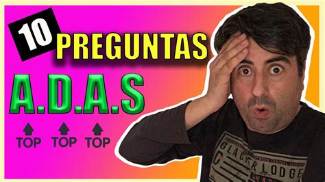 10 PREGUNTAS Sobre ADAS En 2022 YouTube