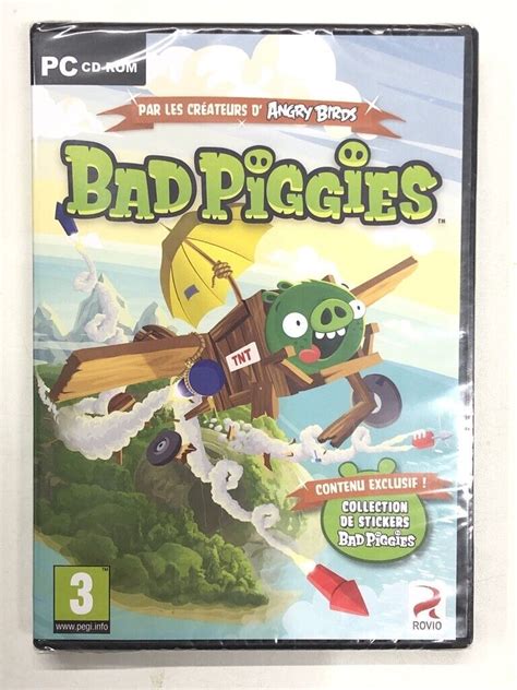 Bad Piggies Jeu Pc Cd Rom Neuf Sous Blister C Ebay