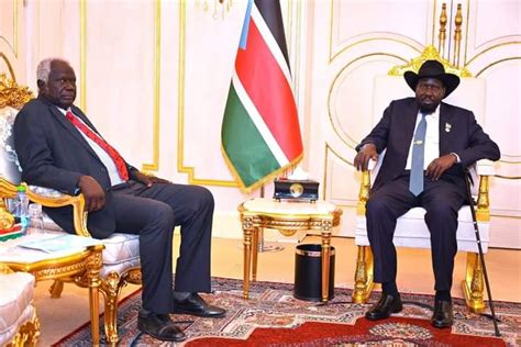 President Kiir Meets The Chairperson Of The National Election Commission Ncmp