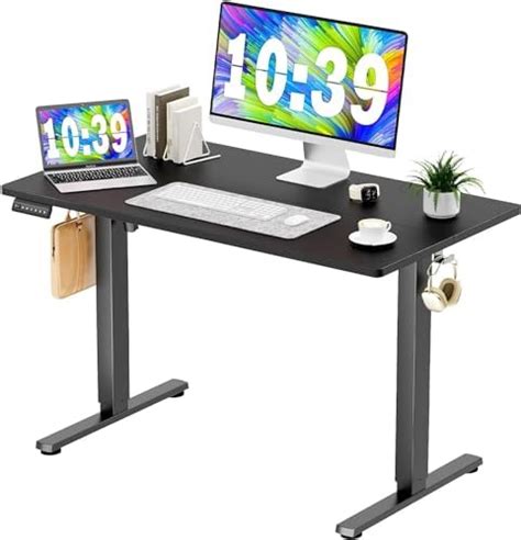 White Mulberry Motorized Height Adjustable Desk With Usb Charging