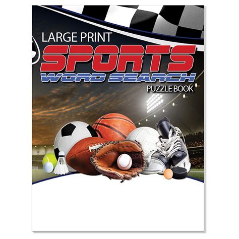 Scs B Large Print Sports Word Search Puzzle Book