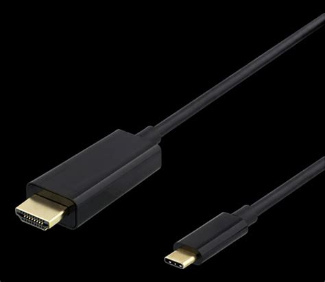 Deltaco USB C HDMI Kaapeli 4K HDCP 2m Musta Tekniikkaosat Fi